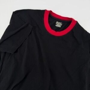 Polo Ralph Lauren Underwear Black T-Shirt Red Trim Logo‎ Mens Size Large